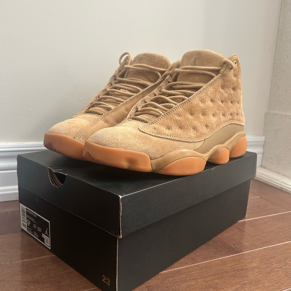 Men's Tan Suede High-Top Sneakers